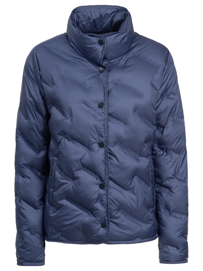 Influencer Giubbino Indigo Collo Alto