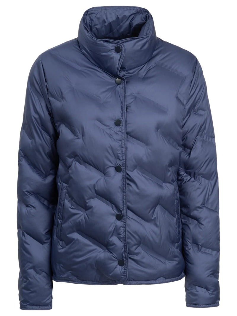 Influencer Giubbino Indigo Collo Alto