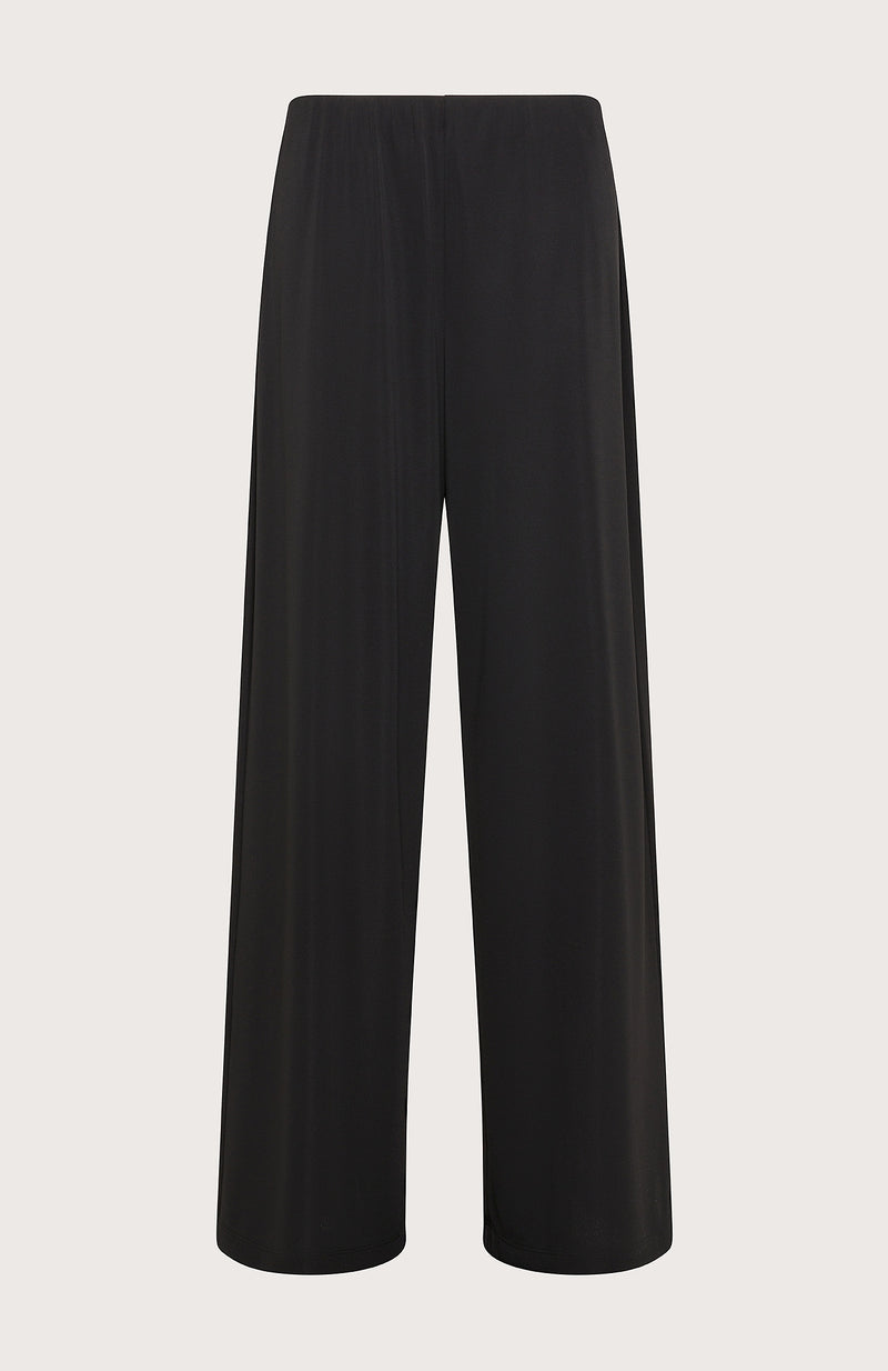 Seventy Pantalone Morbido Jersey Crepe Nero Donna