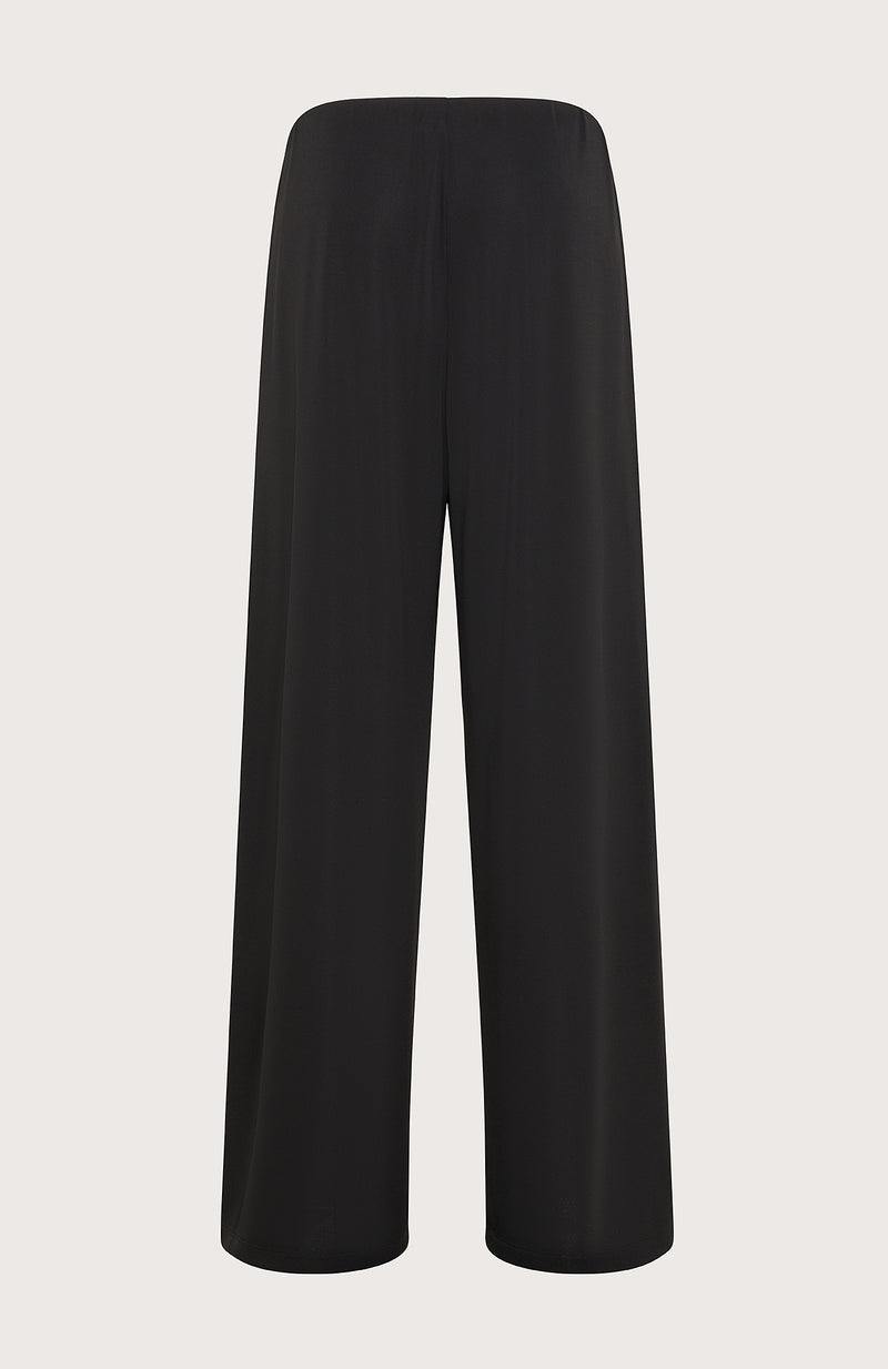 Seventy Pantalone Morbido Jersey Crepe Nero Donna