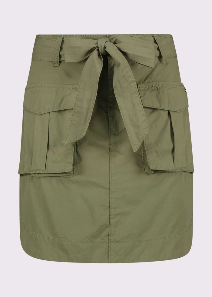 Minigonna Cargo con Fiocco Verde 2001 511BD75004