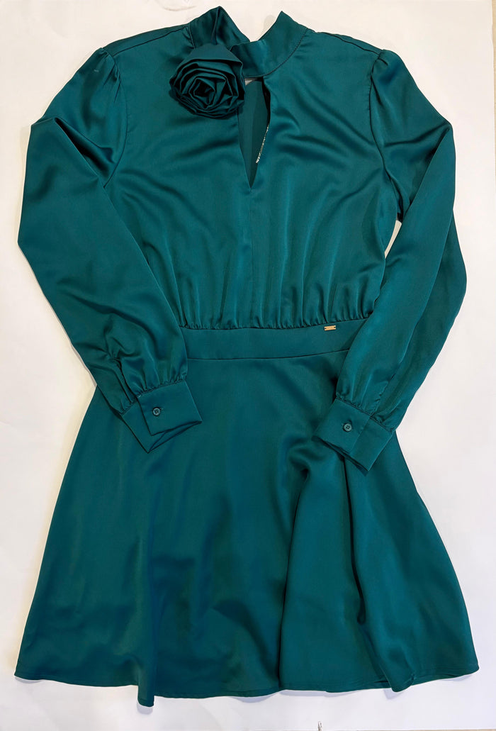 Gaudi Abito con fiore applicato donna