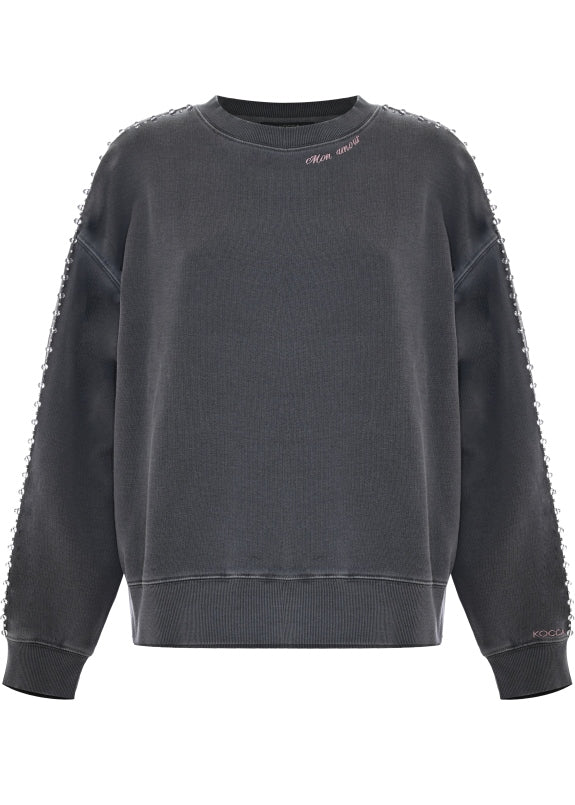 Kocca Felpa con perline decorative donna
