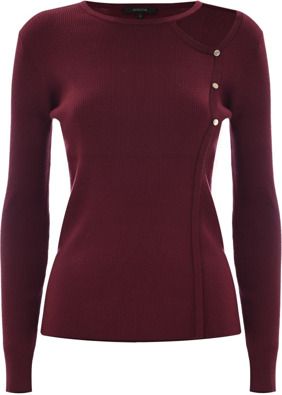 Kocca Maglia con dettaglio asimmetrico donna
