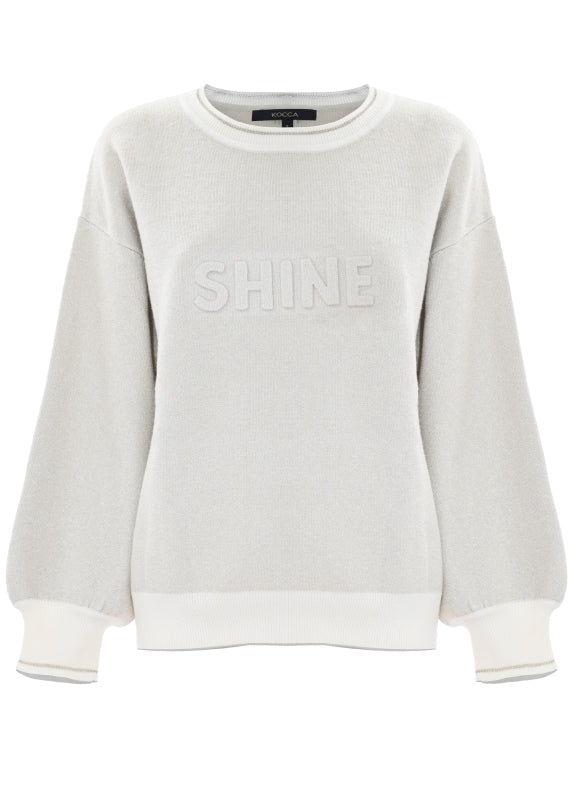 Kocca Maglia con scritta Shine donna