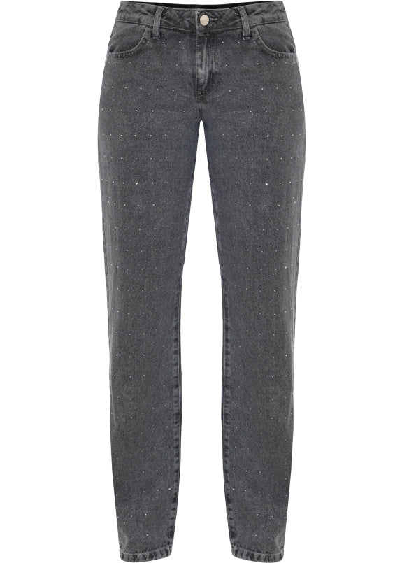 Kocca Jeans con dettagli brillanti donna