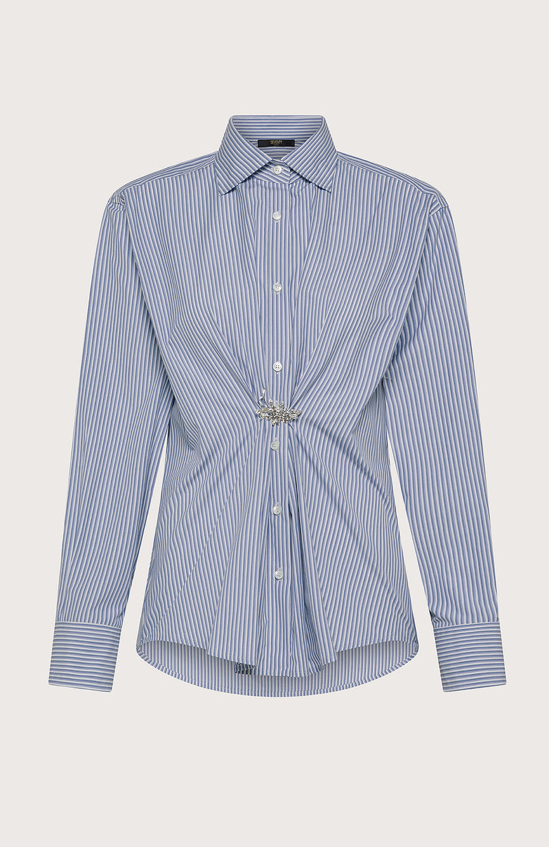 Seventy Camicia con arricciatura centrale donna