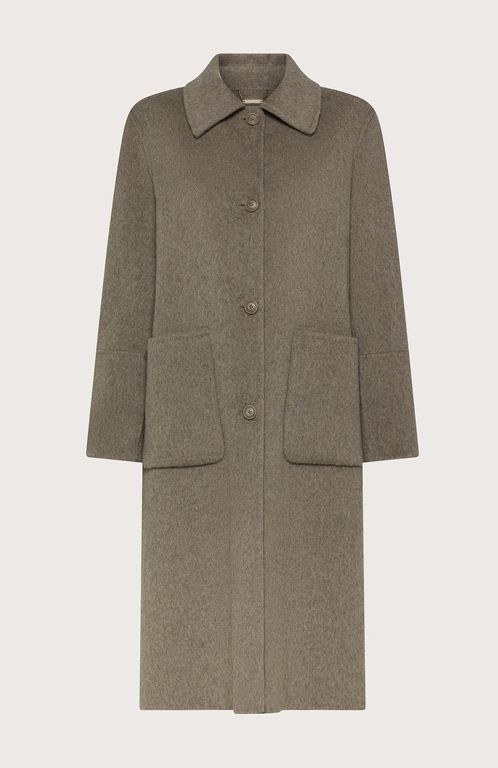 Seventy Cappotto lungo con bottoni donna