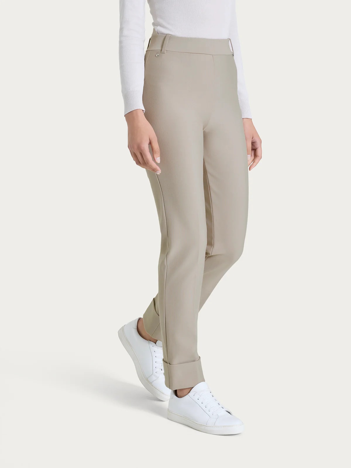 Ragno Pantalone con risvolto donna string
