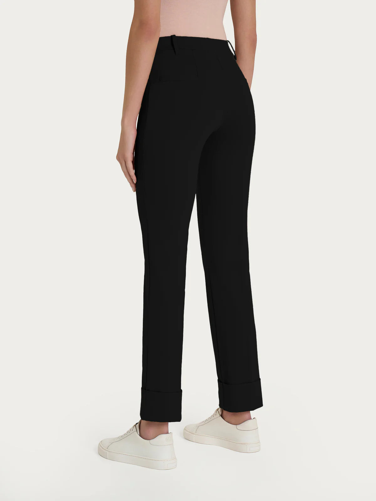 Pantaloni Slim con Elastico alla Caviglia donna
