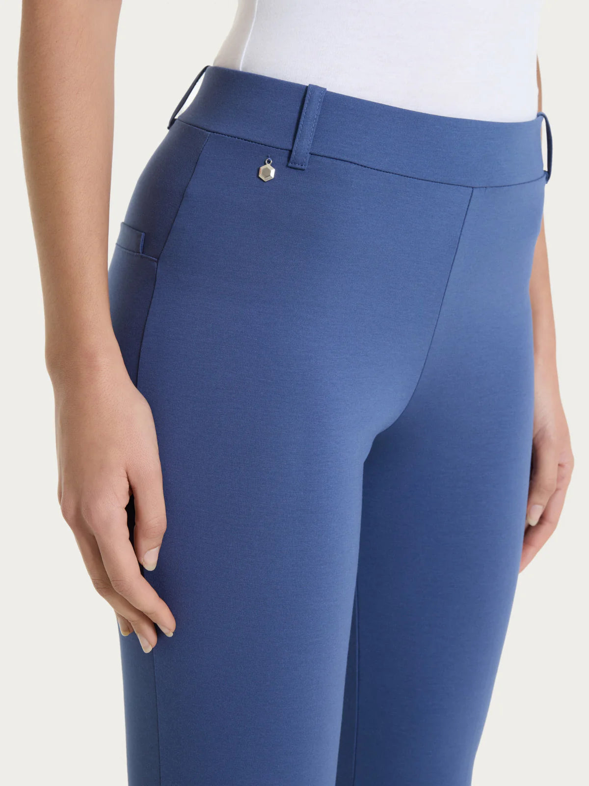 Pantaloni Slim con Elastico donna