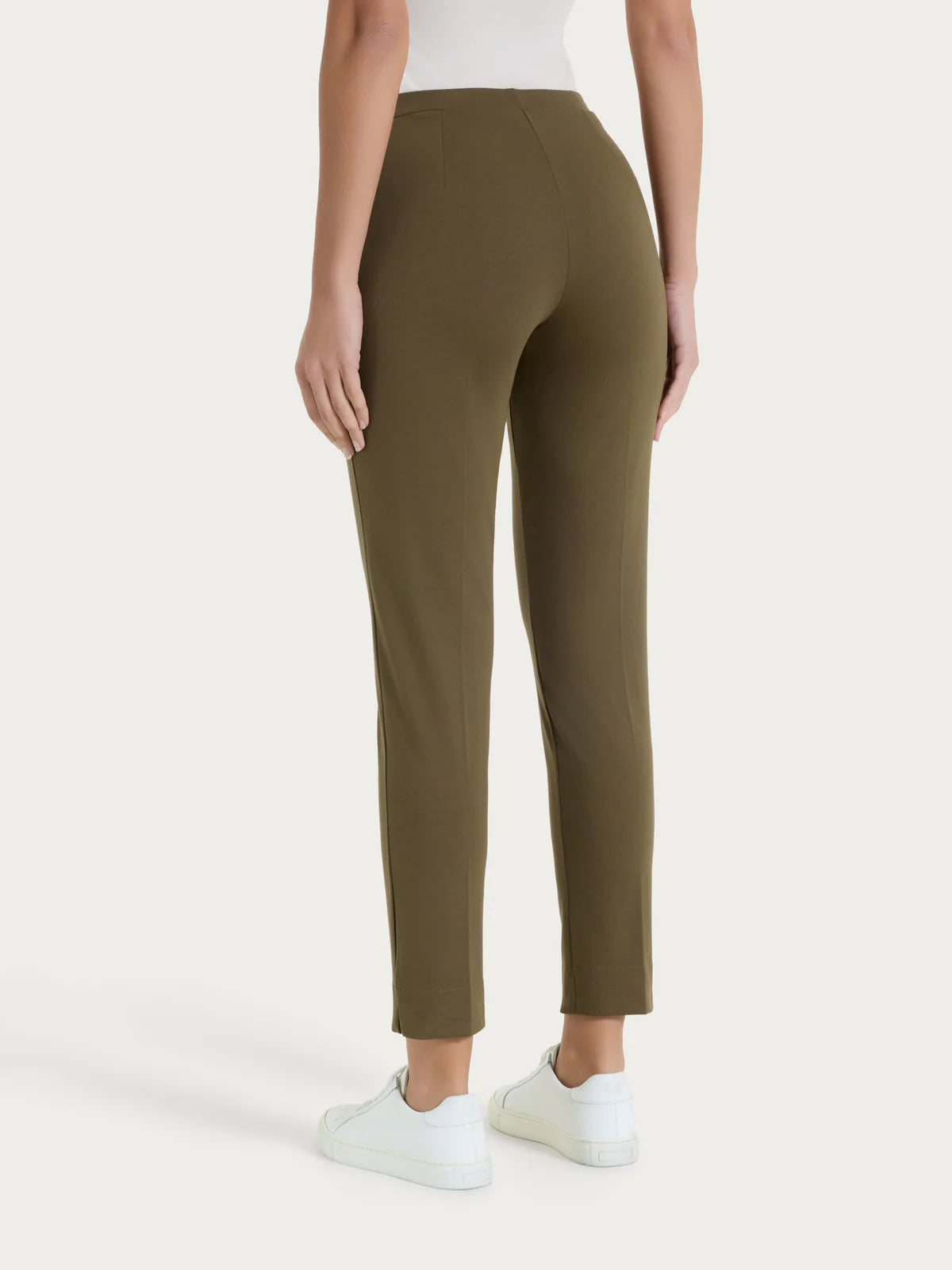 Pantaloni Slim con Elastico alla Caviglia donna