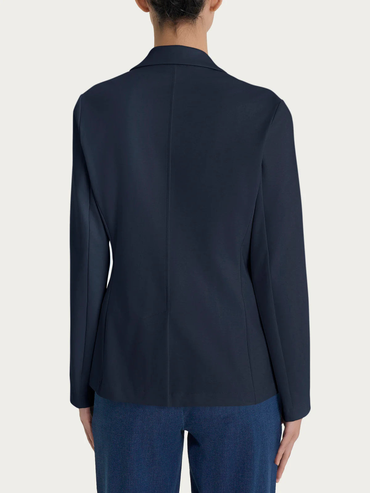 Giacca con Revers Classico blu scuro donna
