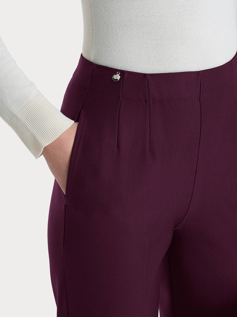 Ragno Pantalone dritto con pieghe donna