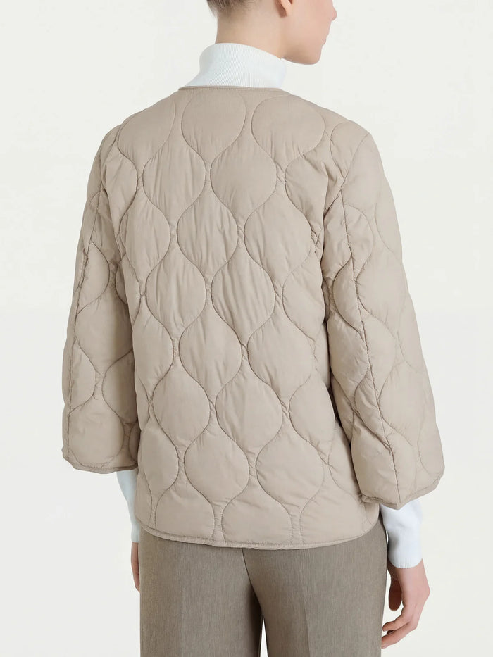 Giubbino Imbottito Trapuntato con Girocollo donna