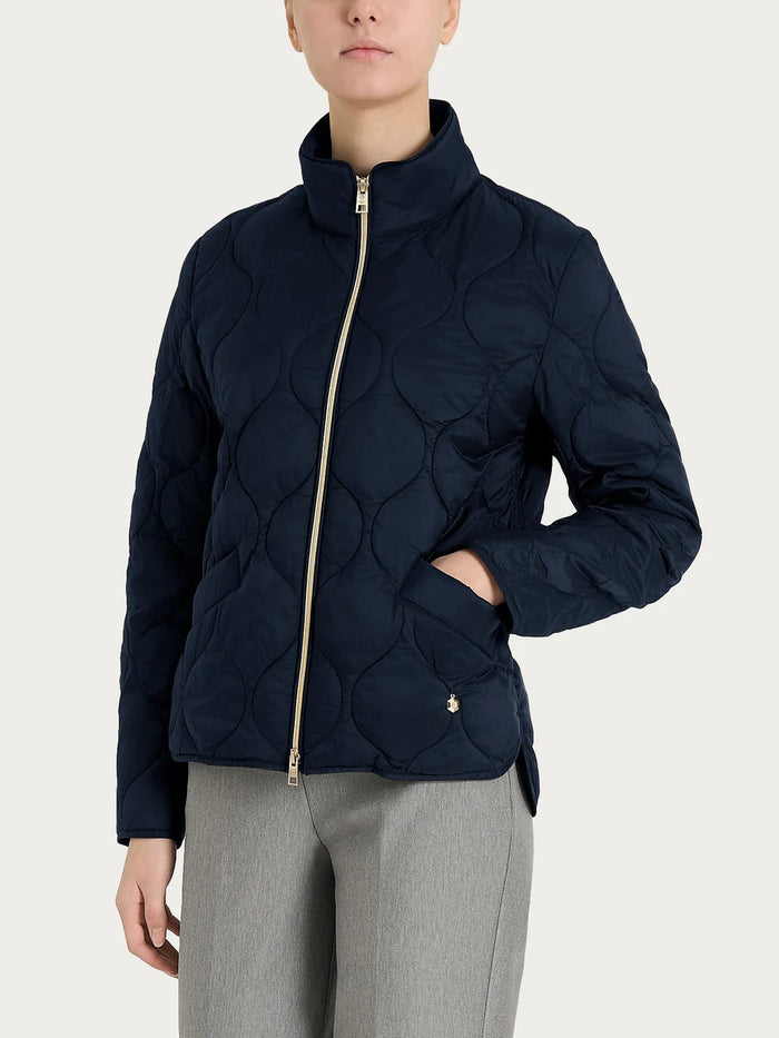 Ragno Giubbotto Imbottito Trapuntato con Collo Alto donna