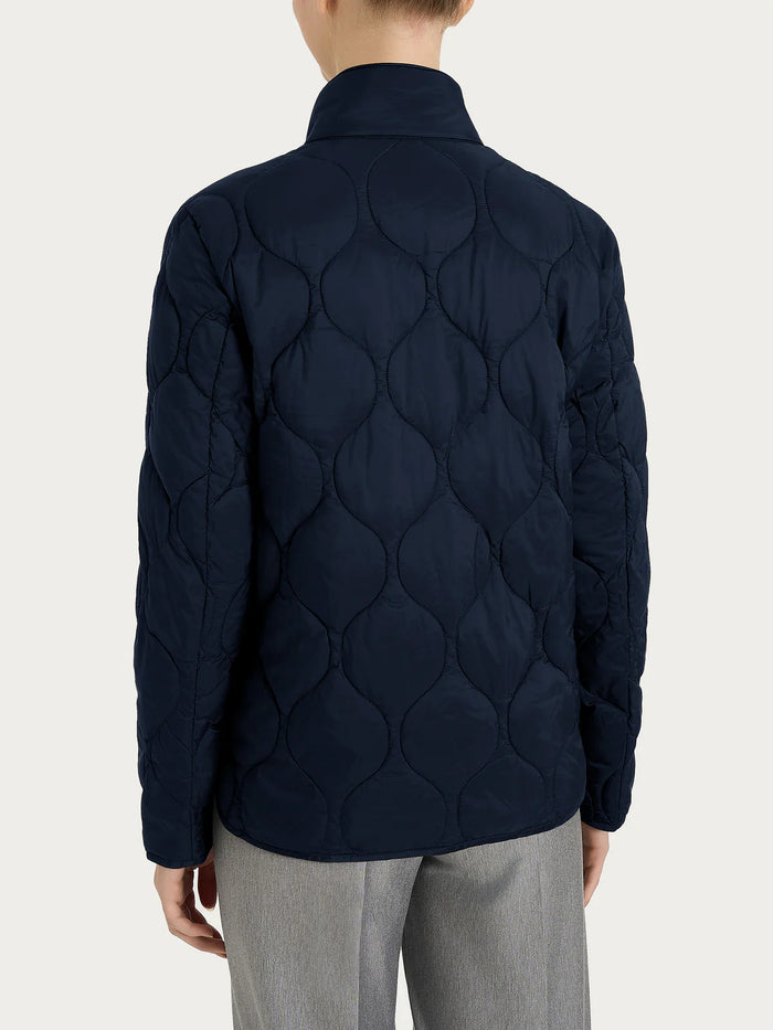 Giubbotto Imbottito Trapuntato con Collo Alto donna