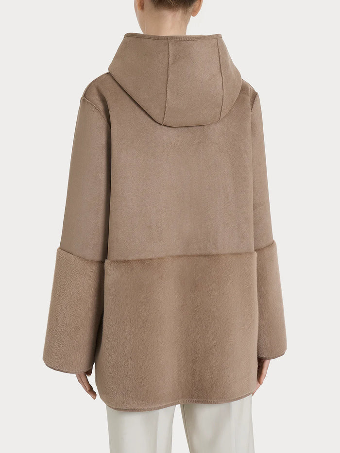 Ragno Giubbino con cappuccio donna Pine Bark