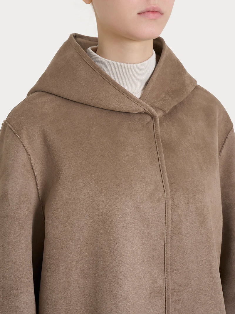 Ragno Giubbino con cappuccio donna Pine Bark