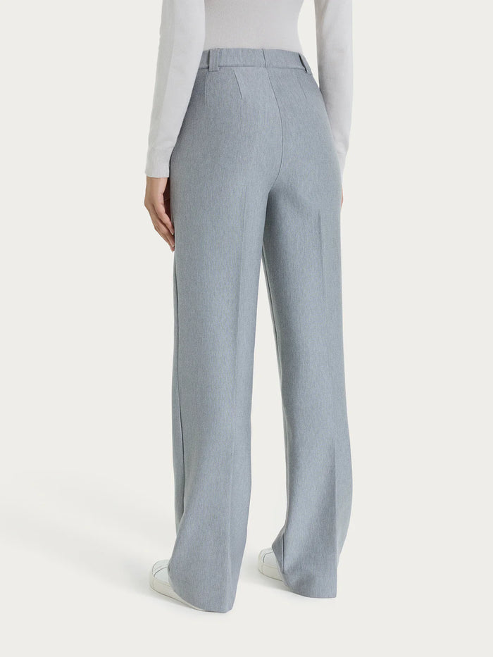 Ragno Pantalone dritto con bottone donna grigio