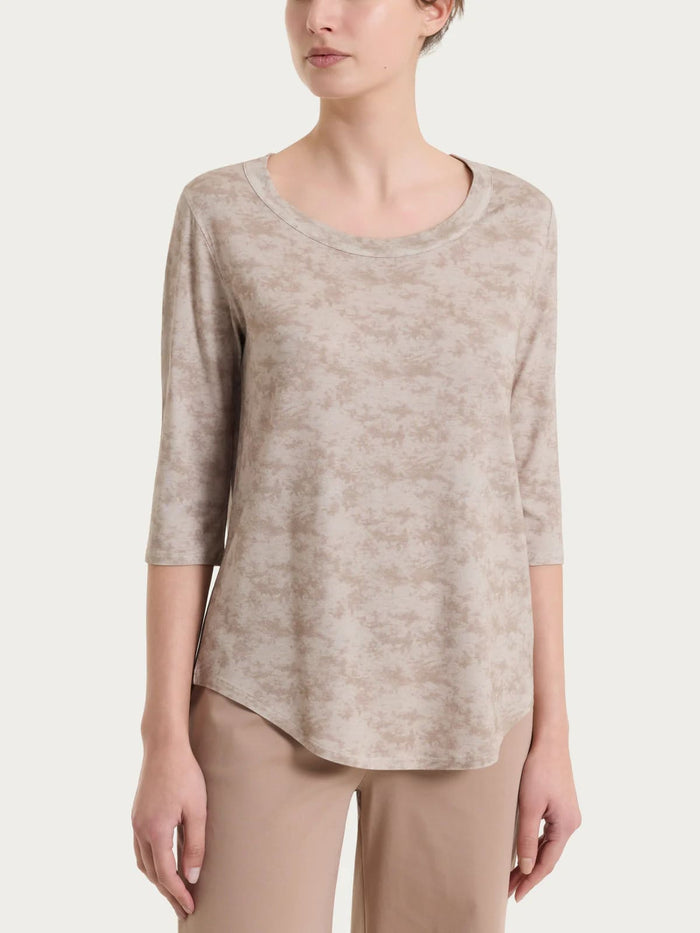 Ragno Maglia Fantasia Girocollo a 3/4 donna