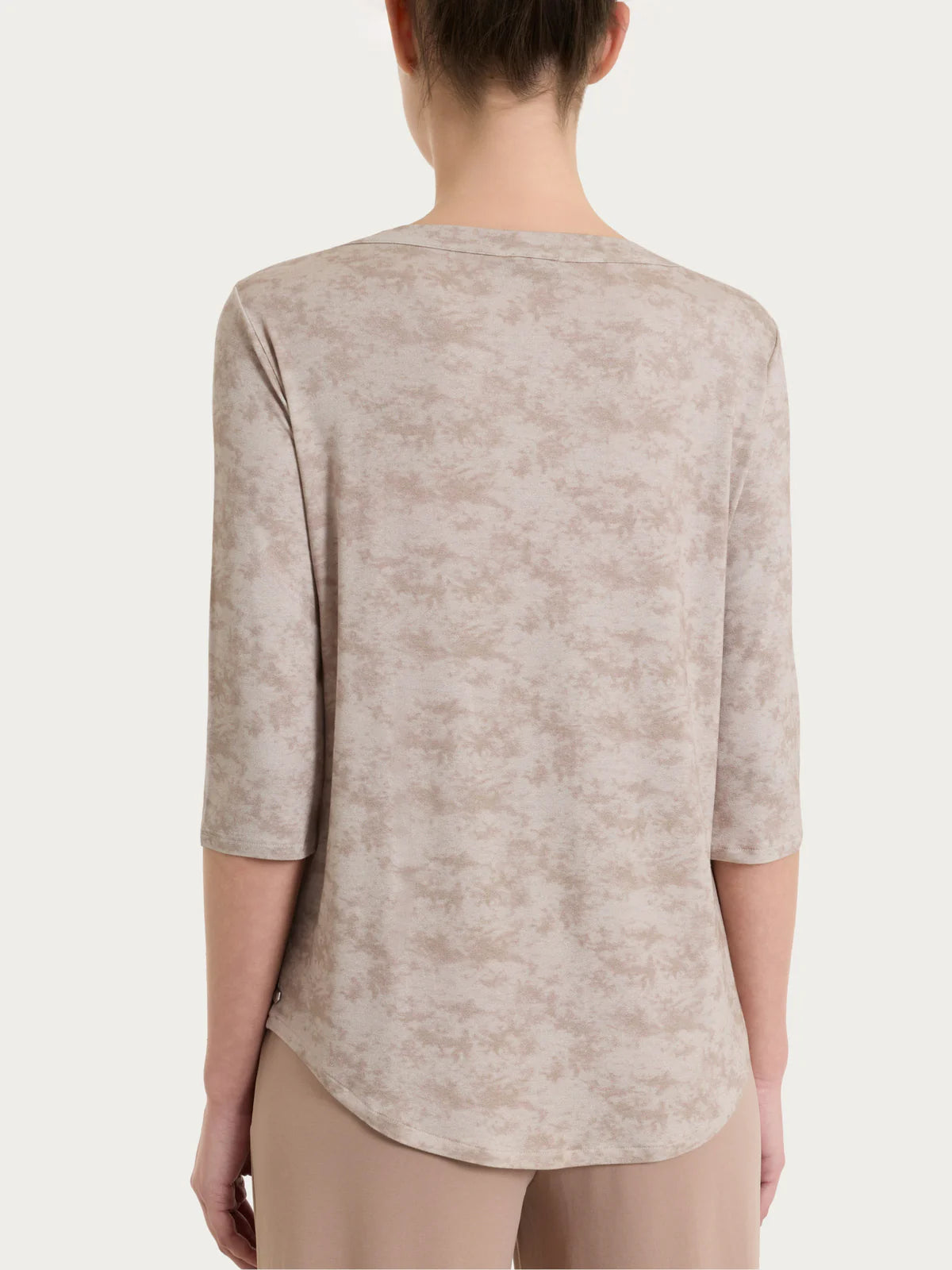 Maglia Fantasia Girocollo a 3/4 donna