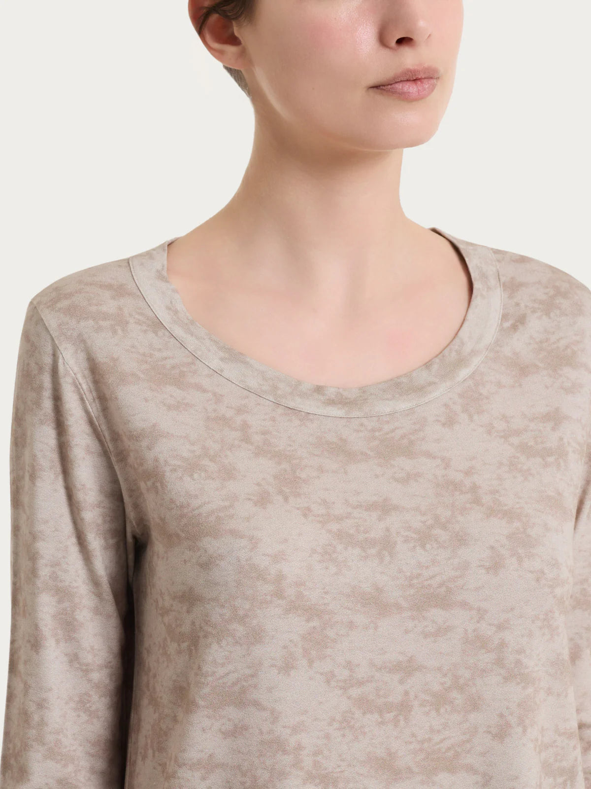 Maglia Fantasia Girocollo a 3/4 donna