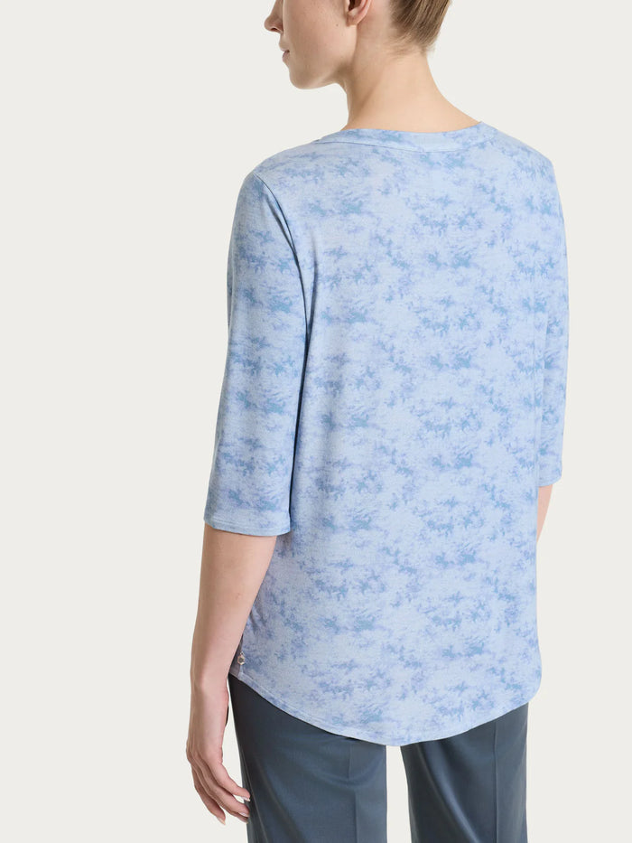 Maglia Fantasia con Girocollo donna