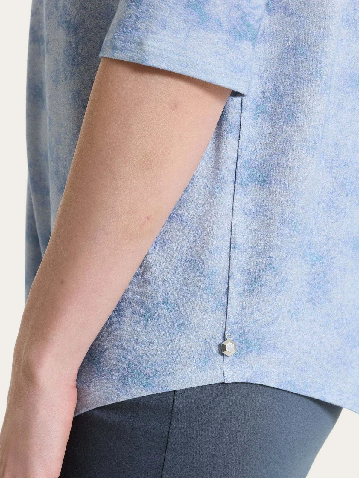 Maglia Fantasia con Girocollo donna