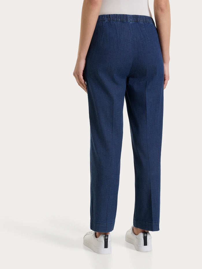 Pantaloni con vita elastica donna