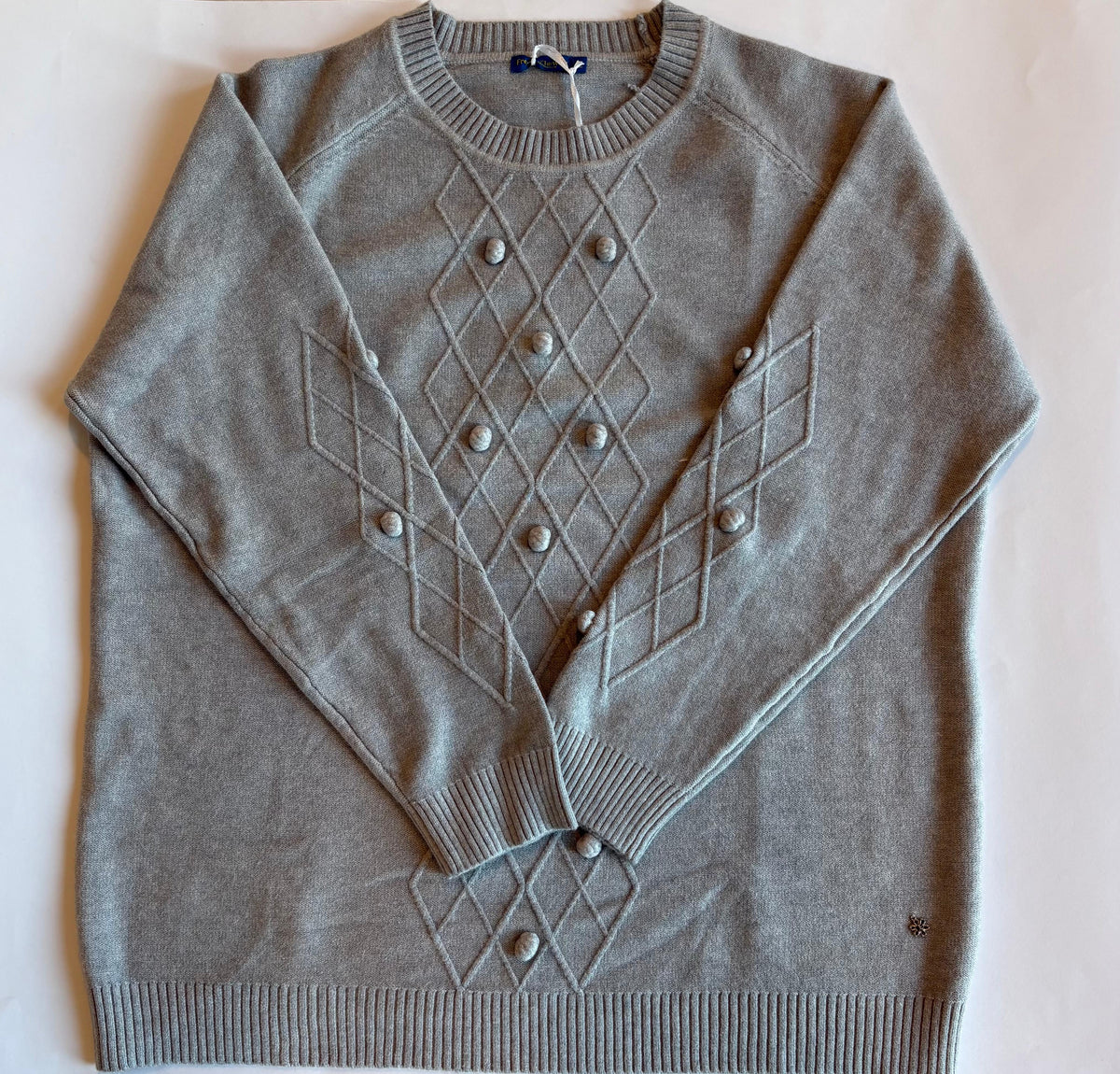 Fresh flower Maglia con motivo rombi donna