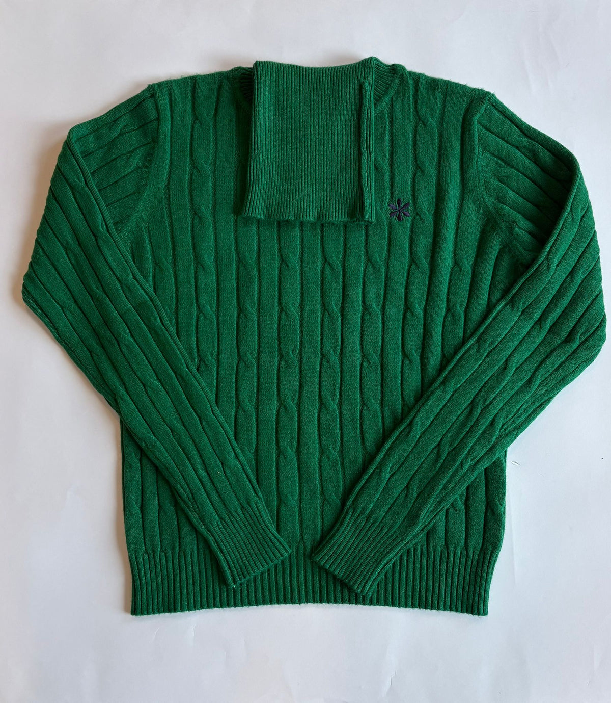 Fresh flower Maglia con lavorazione a trecce donna