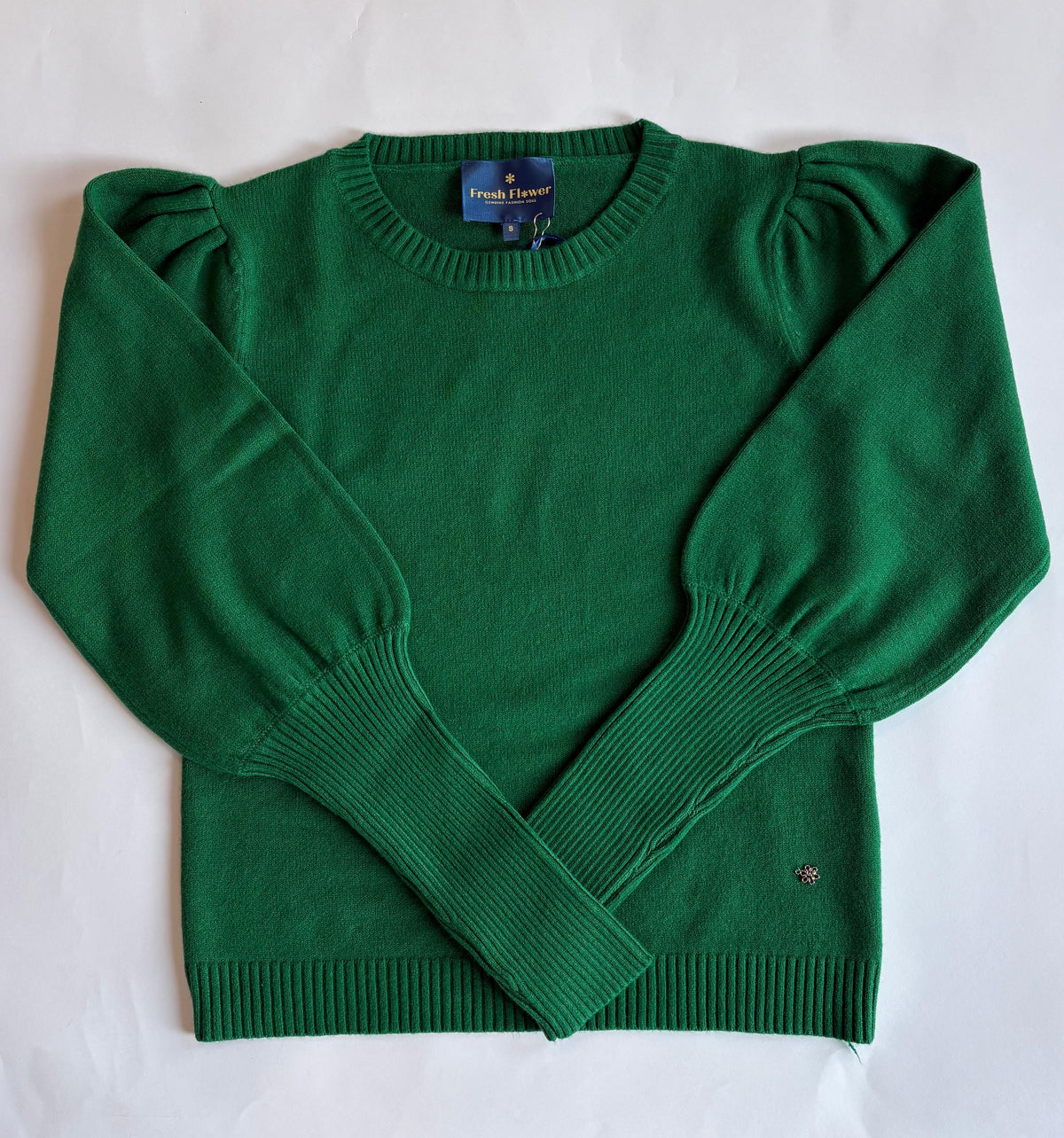 Fresh flower Maglia con maniche a sbuffo donna