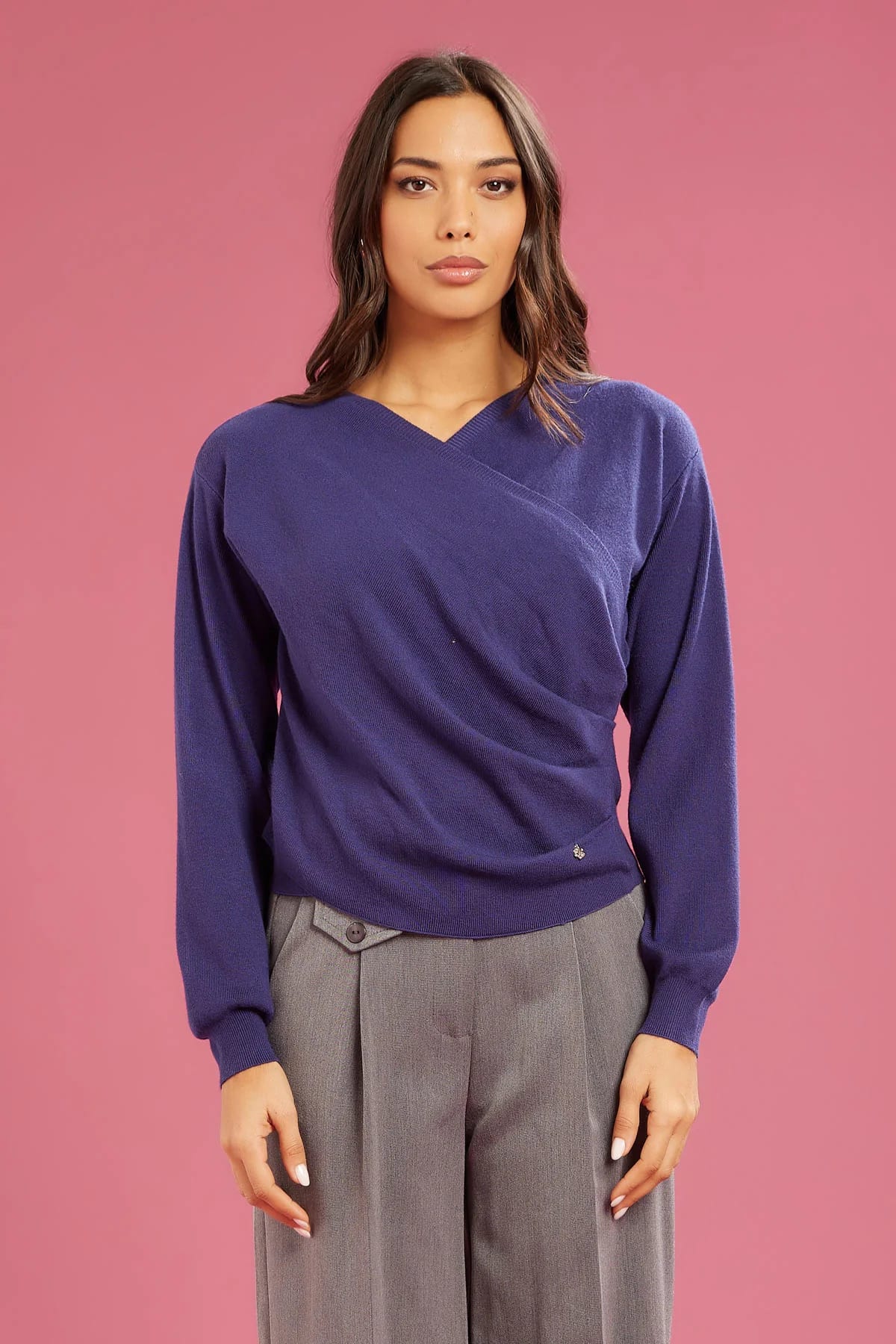 Fresh flower Maglia incrociata donna