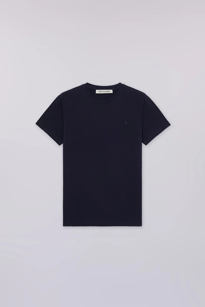 Trussardi T-shirt con logo ricamato uomo