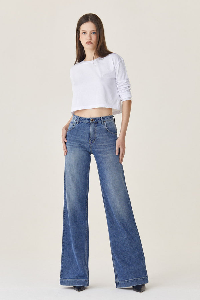 Dbsoul Jeans Blu Gamba Larga