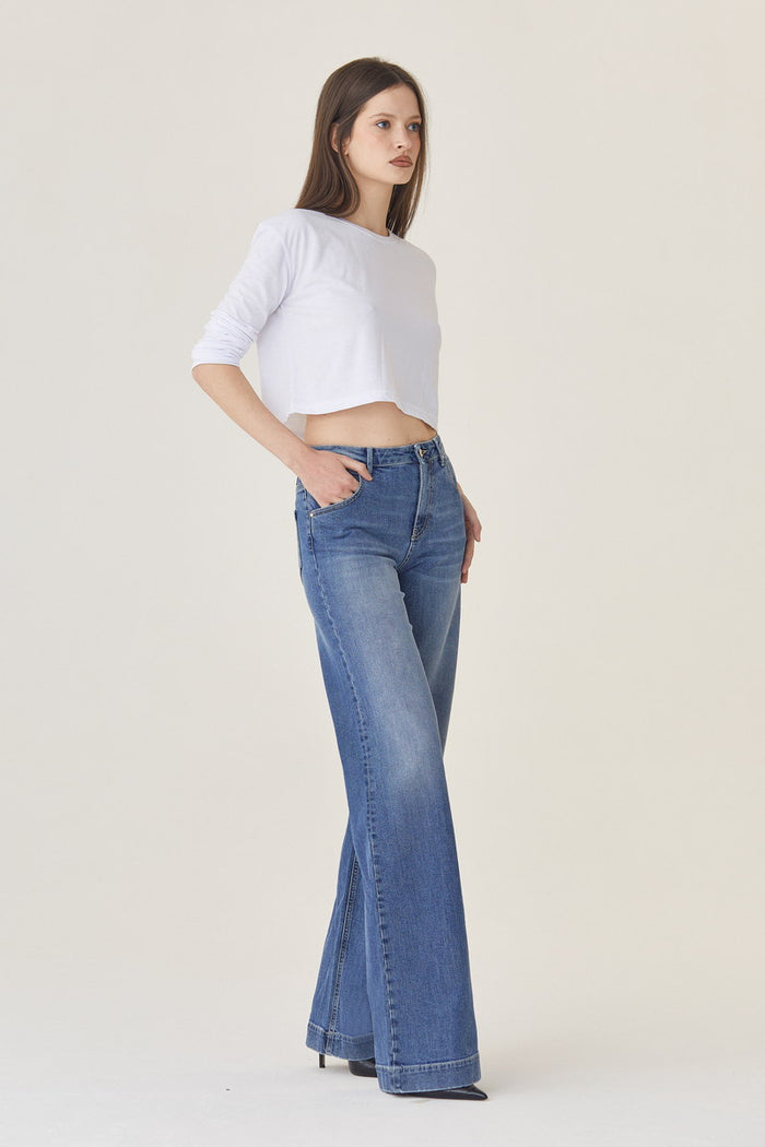 Dbsoul Jeans Blu Gamba Larga