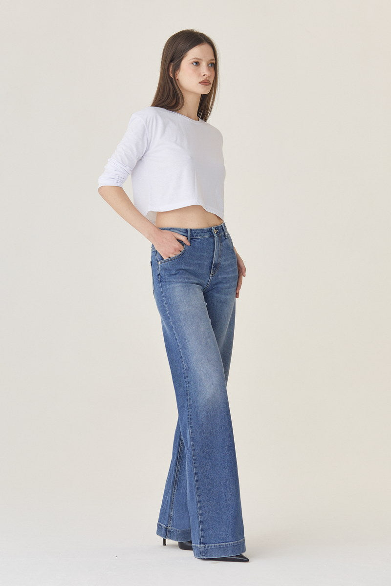 Dbsoul Jeans Blu Gamba Larga