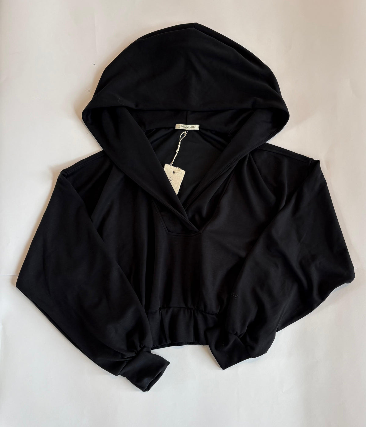 Hinnominate Felpa corta con cappuccio donna