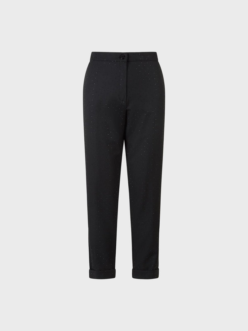 Lola pantalone sigaretta show nero donna
