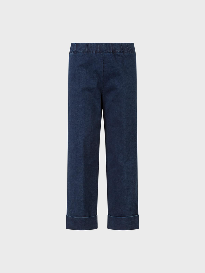 Lola Pantalone ampio denim fake donna