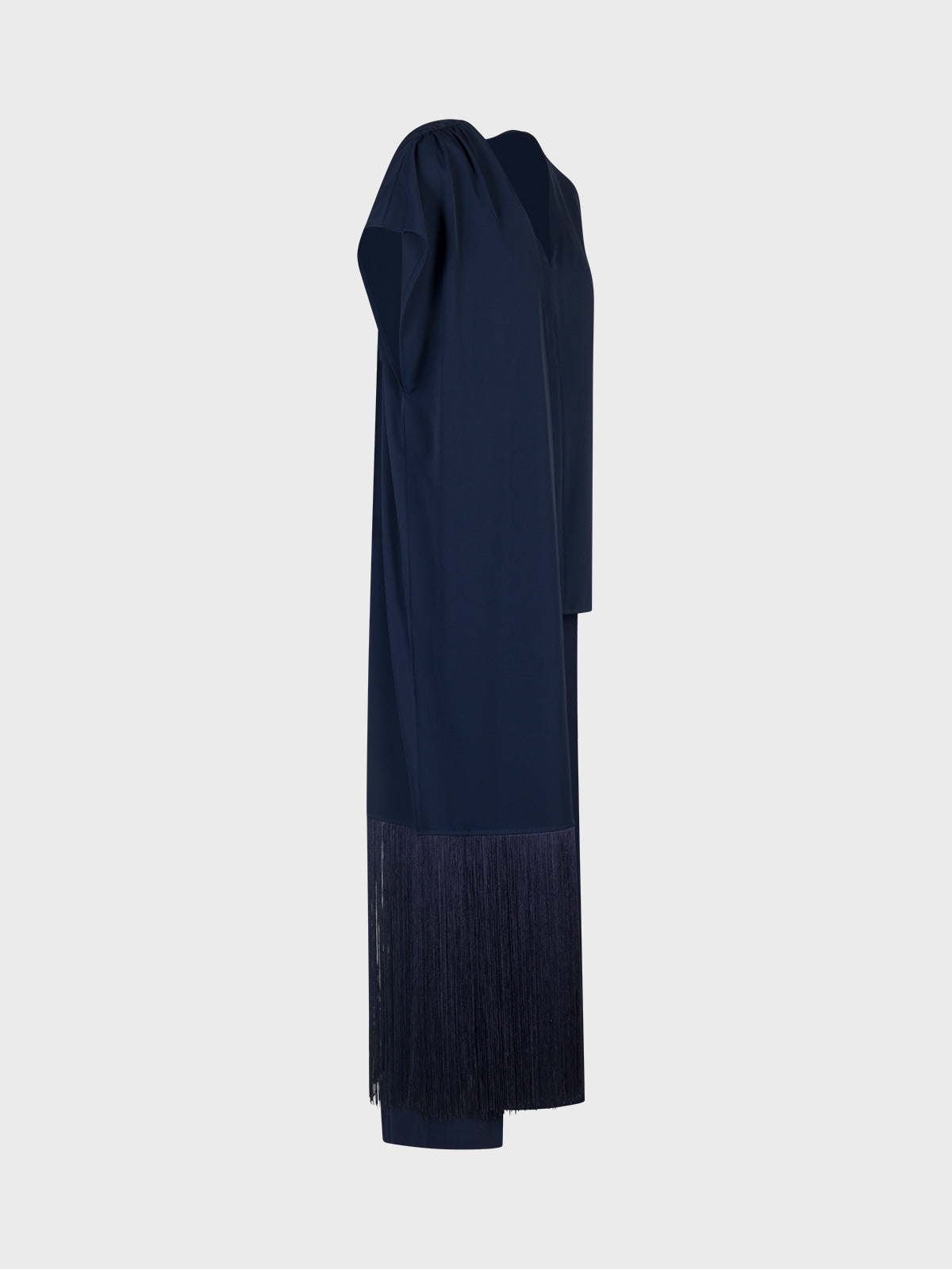Jumpsuit a V Lunga con Frange donna