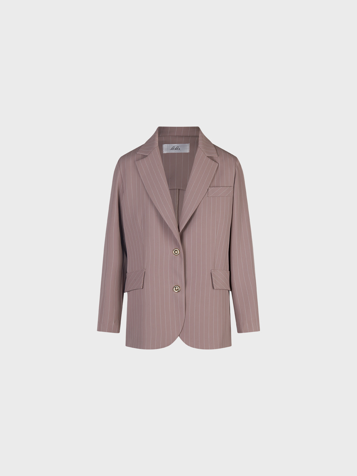 Lola Giacca a Righe con Revers Classici donna