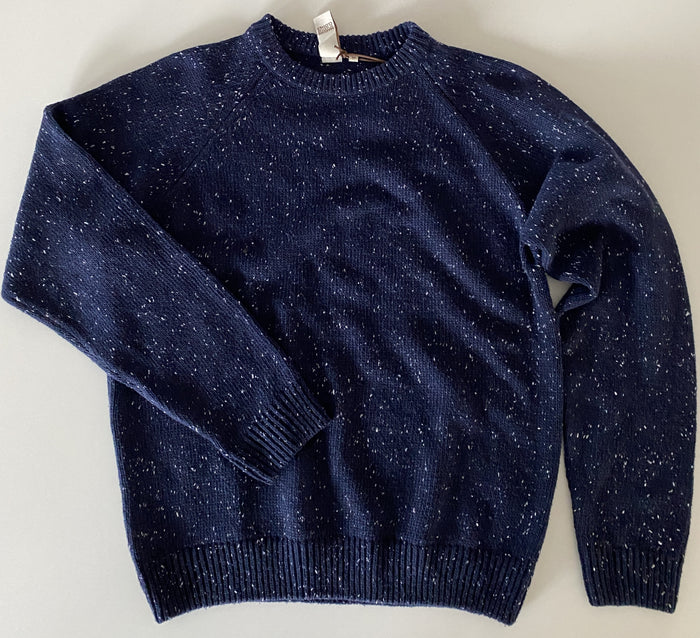 Trez Maglia Effetto Melange Blu
