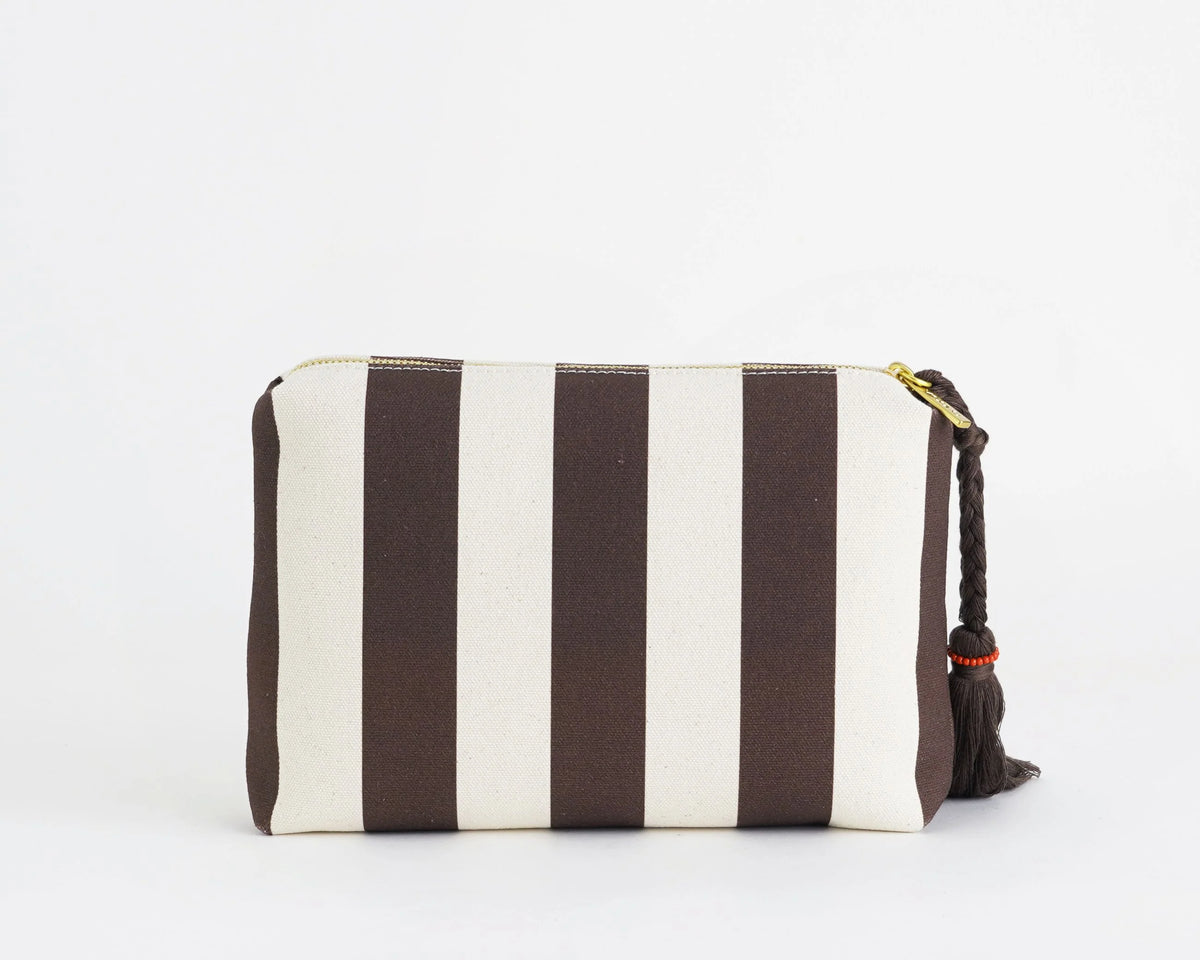 Pochette in canvas Ibiza Moro Burro
