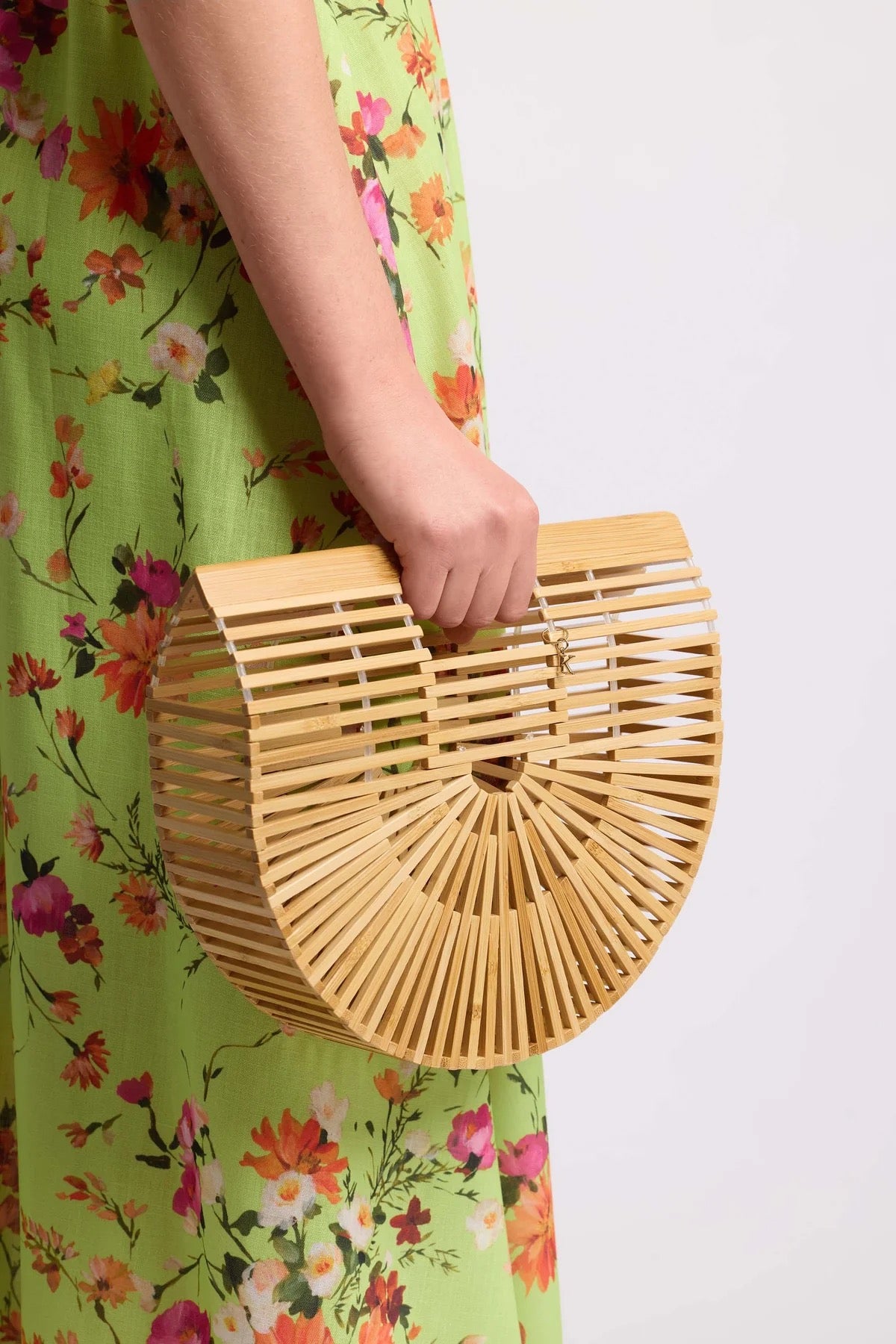 Kocca Borsa Semicircolare a Stecche donna