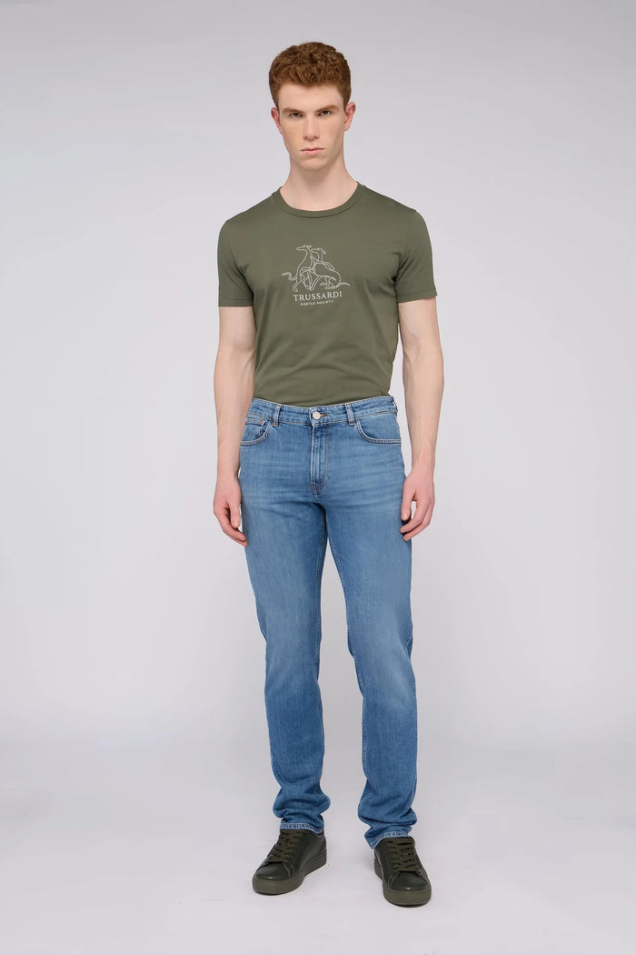 Trussardi Jeans dritto denim classico uomo