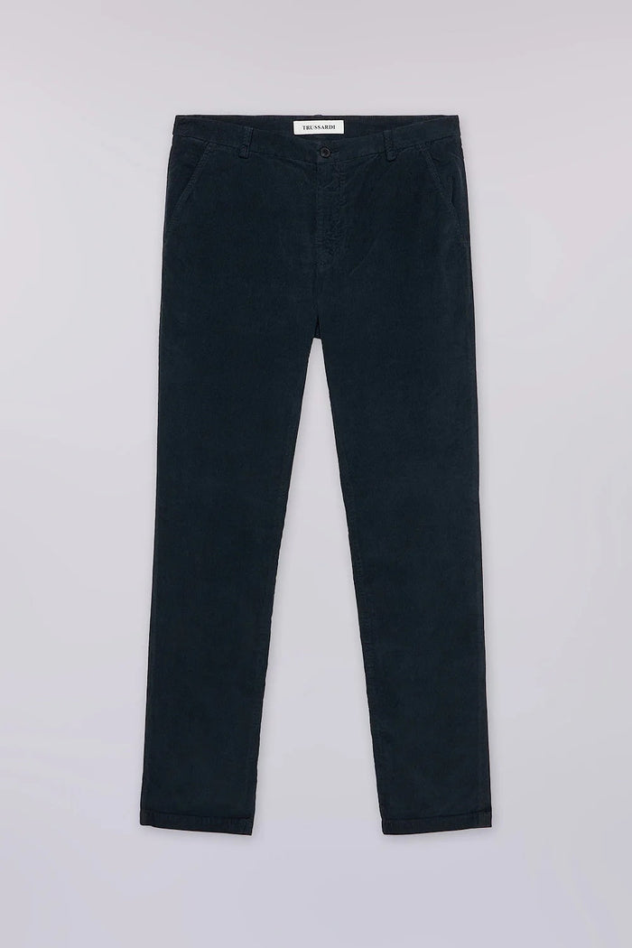 Trussardi Pantalone dritto in velluto a coste uomo