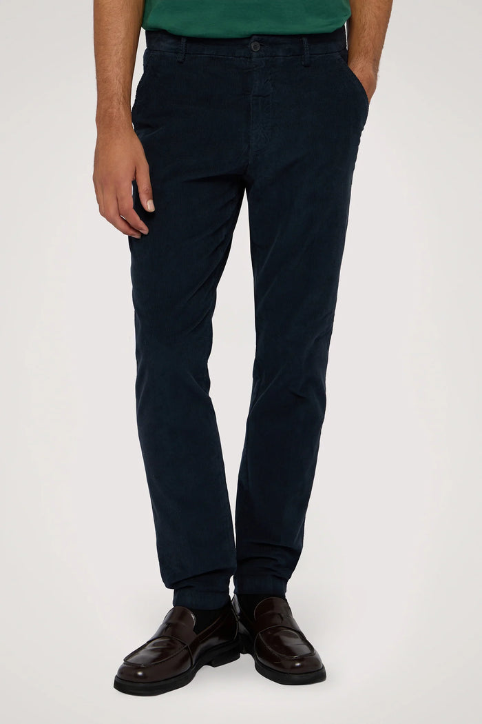 Trussardi Pantalone dritto in velluto a coste uomo