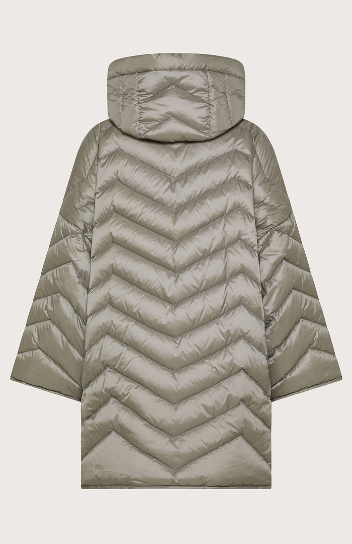 Seventy Poncho trapuntato con zip donna